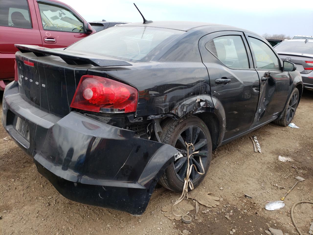 Photo 4 from auction – 2014 DODGE AVENGER SE with VIN 1C3CDZAB1EN202818