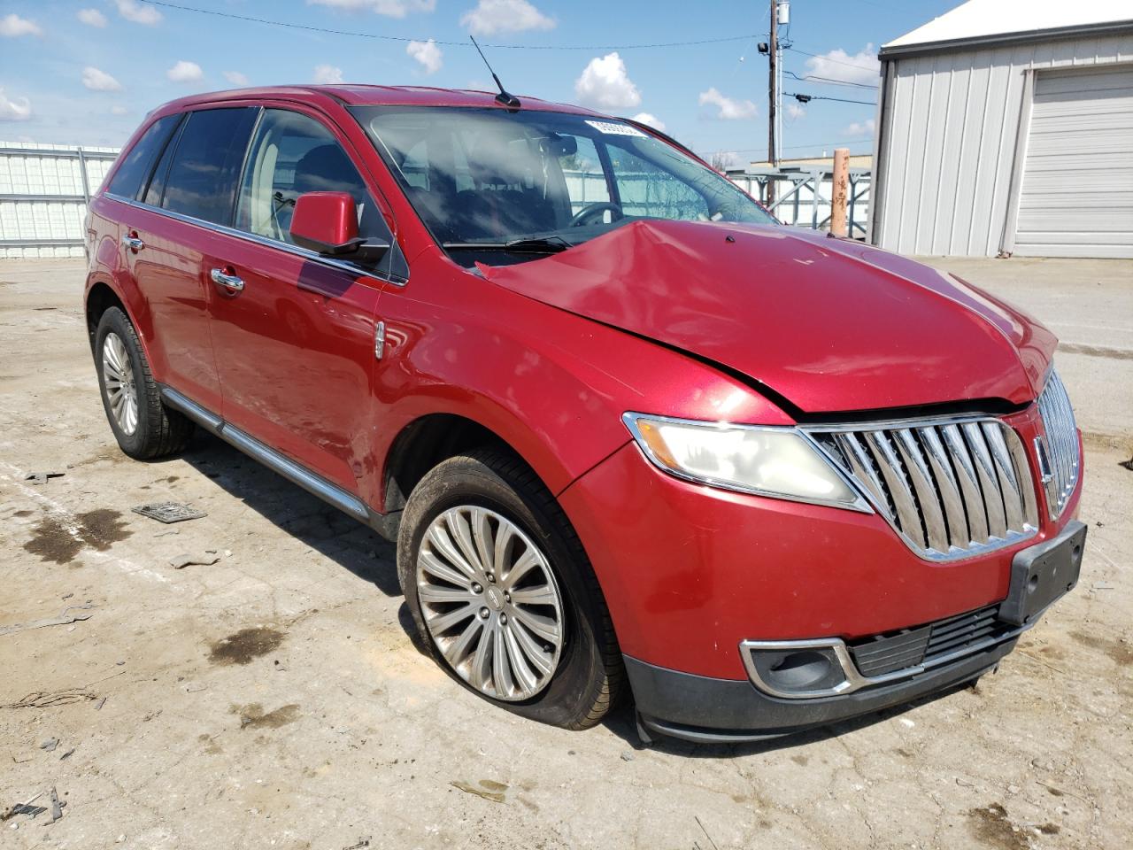 LINCOLN MKX 2011 with VIN 2LMDJ6JK1BBJ15077 - Photo from auction