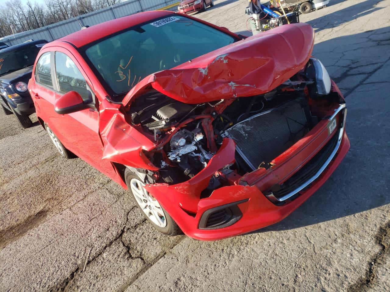 CHEVROLET SONIC LS 2017 with VIN 1G1JB5SH8H4159974 - Photo from auction