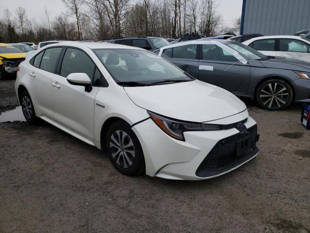 TOYOTA COROLLA LE 2020 with VIN JTDEBRBE2LJ003185 - Photo from auction