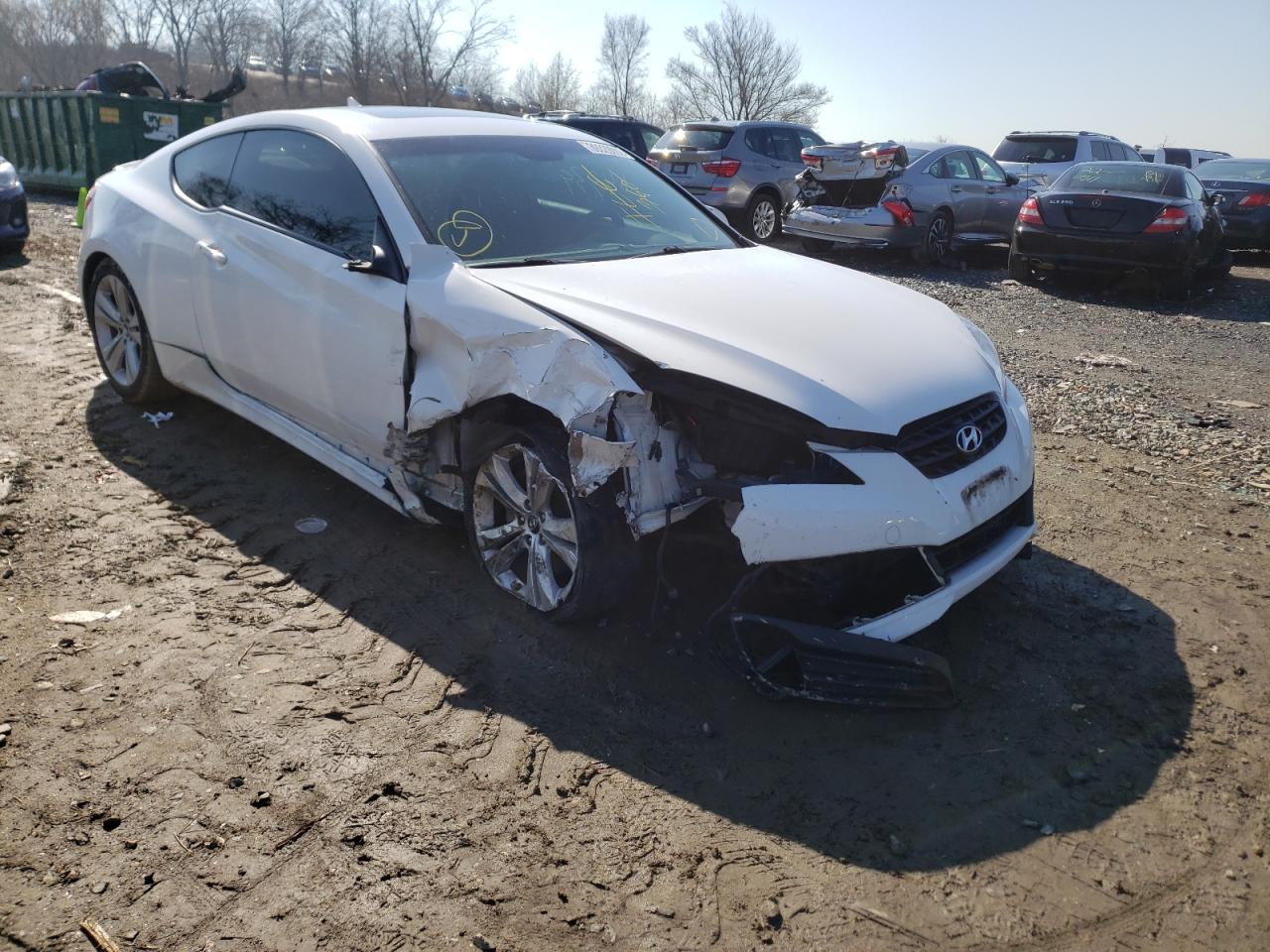 HYUNDAI GENESIS CO 2012 with VIN KMHHT6KD8CU076474 - Photo from auction
