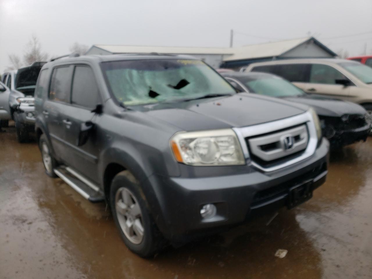 HONDA PILOT EXL 2011 with VIN 5FNYF4H62BB056379 - Photo from auction