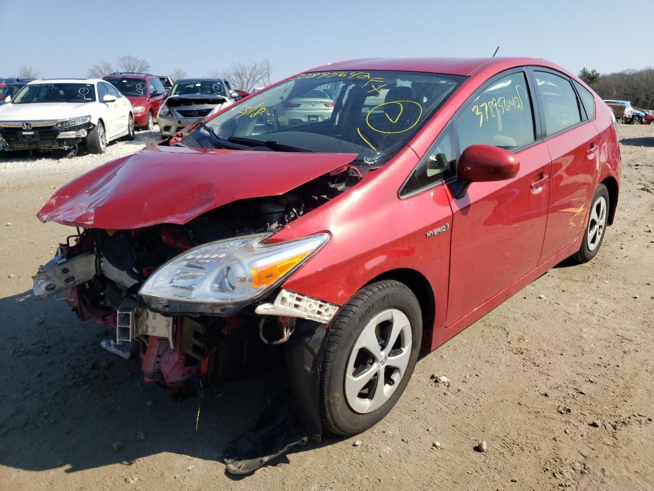 Photo 2 from auction – 2014 TOYOTA PRIUS with VIN JTDKN3DU1E0364251