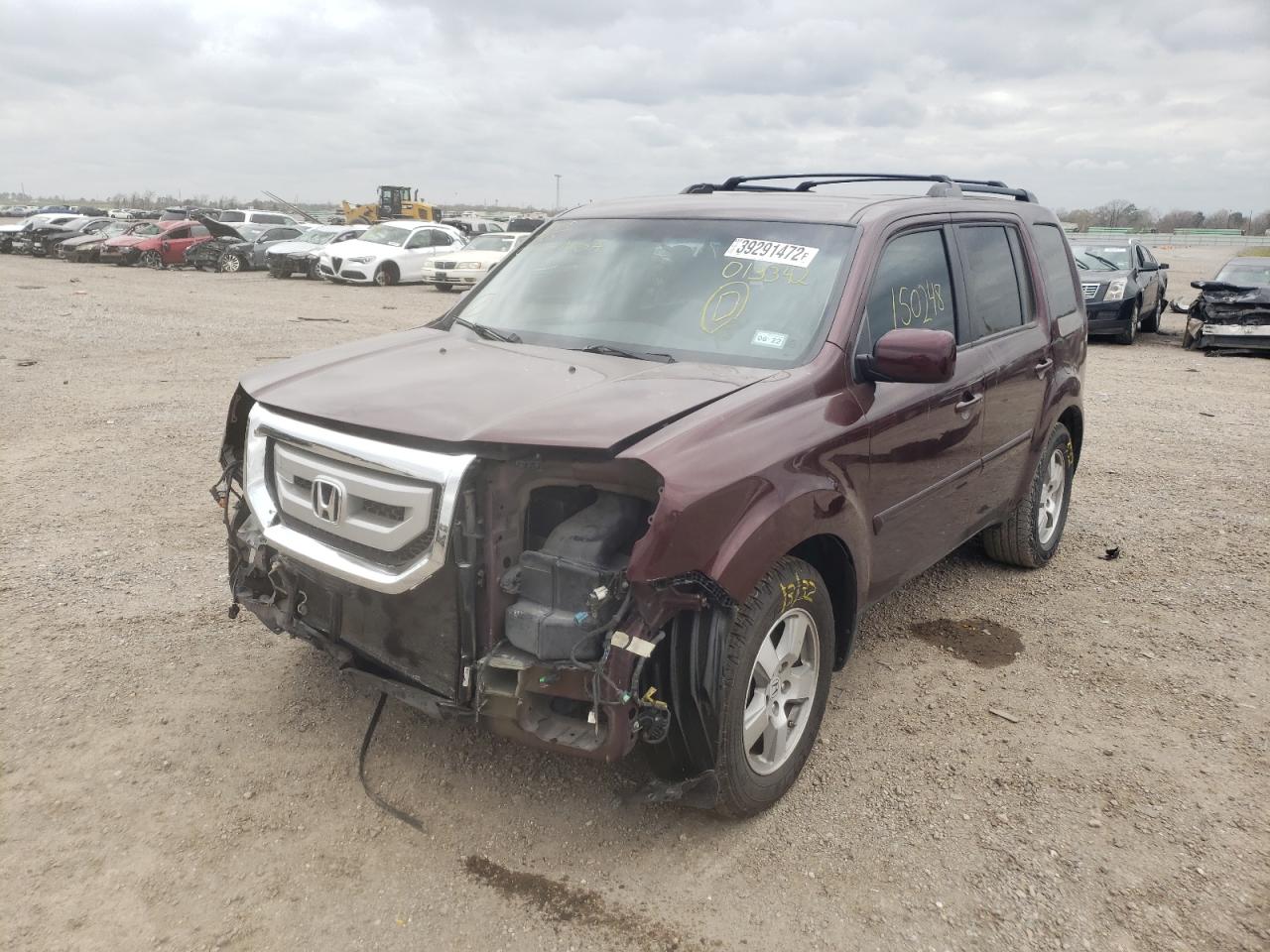 Photo 2 from auction – 2011 HONDA PILOT EX with VIN 5FNYF4H48BB013342