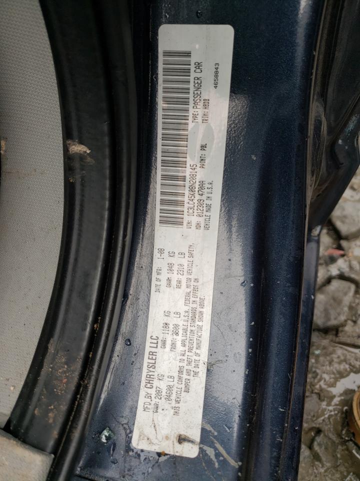Photo 10 from auction – 2008 CHRYSLER SEBRING with VIN 1C3LC45K08N208145