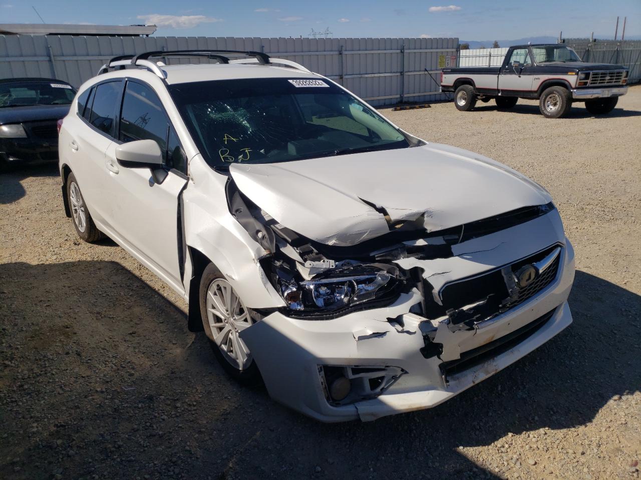 SUBARU IMPREZA PR 2017 with VIN 4S3GTAD61H3713929 - Photo from auction