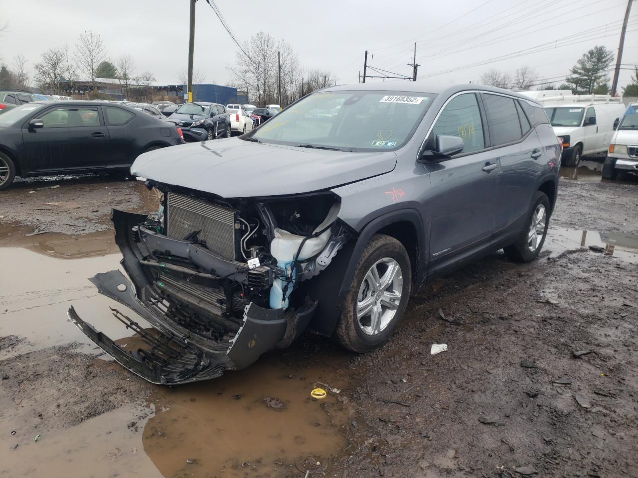 Photo 2 from auction – 2020 GMC TERRAIN SL with VIN 3GKALMEV5LL313175