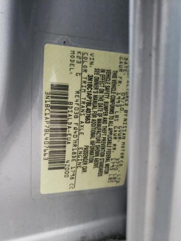 Photo 10 from auction – 2011 NISSAN VERSA S with VIN 3N1BC1AP7BL407663