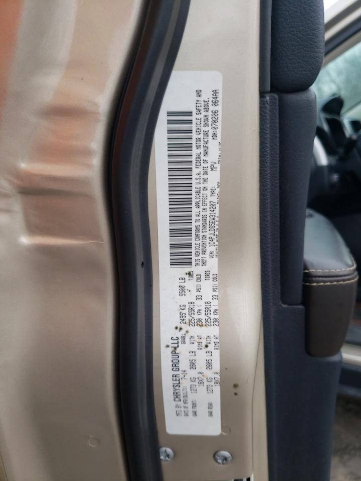 Photo 10 from auction – 2014 JEEP CHEROKEE L with VIN 1C4PJLDS5EW314207