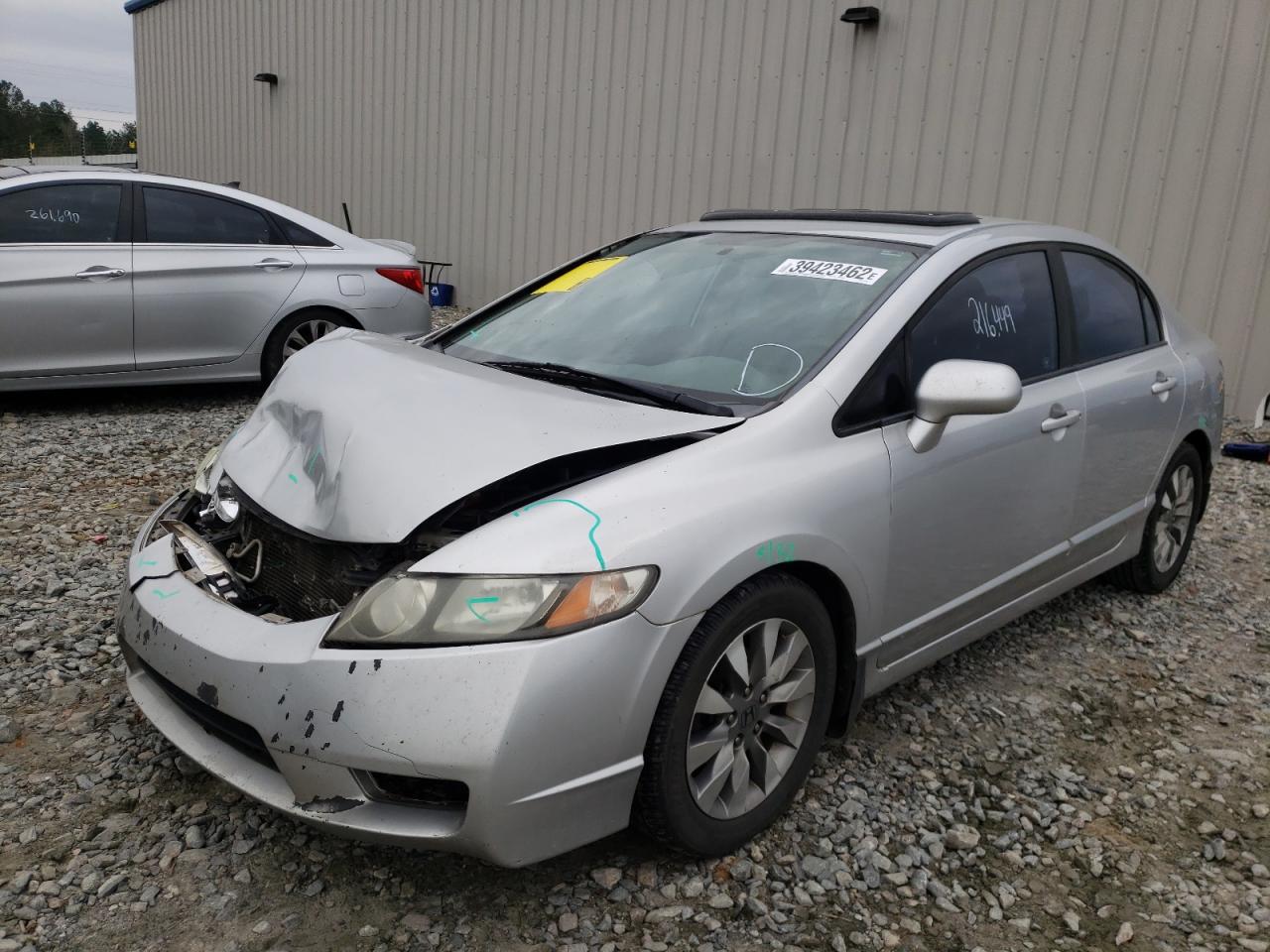 Photo 2 from auction – 2010 HONDA CIVIC EX with VIN 19XFA1F87AE023746