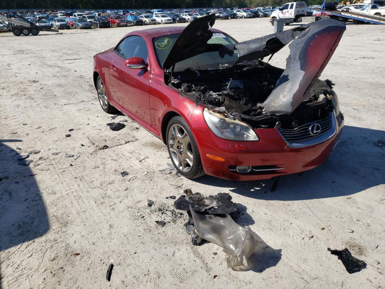 LEXUS SC 430 2008 with VIN JTHFN45Y489019920 - Photo from auction