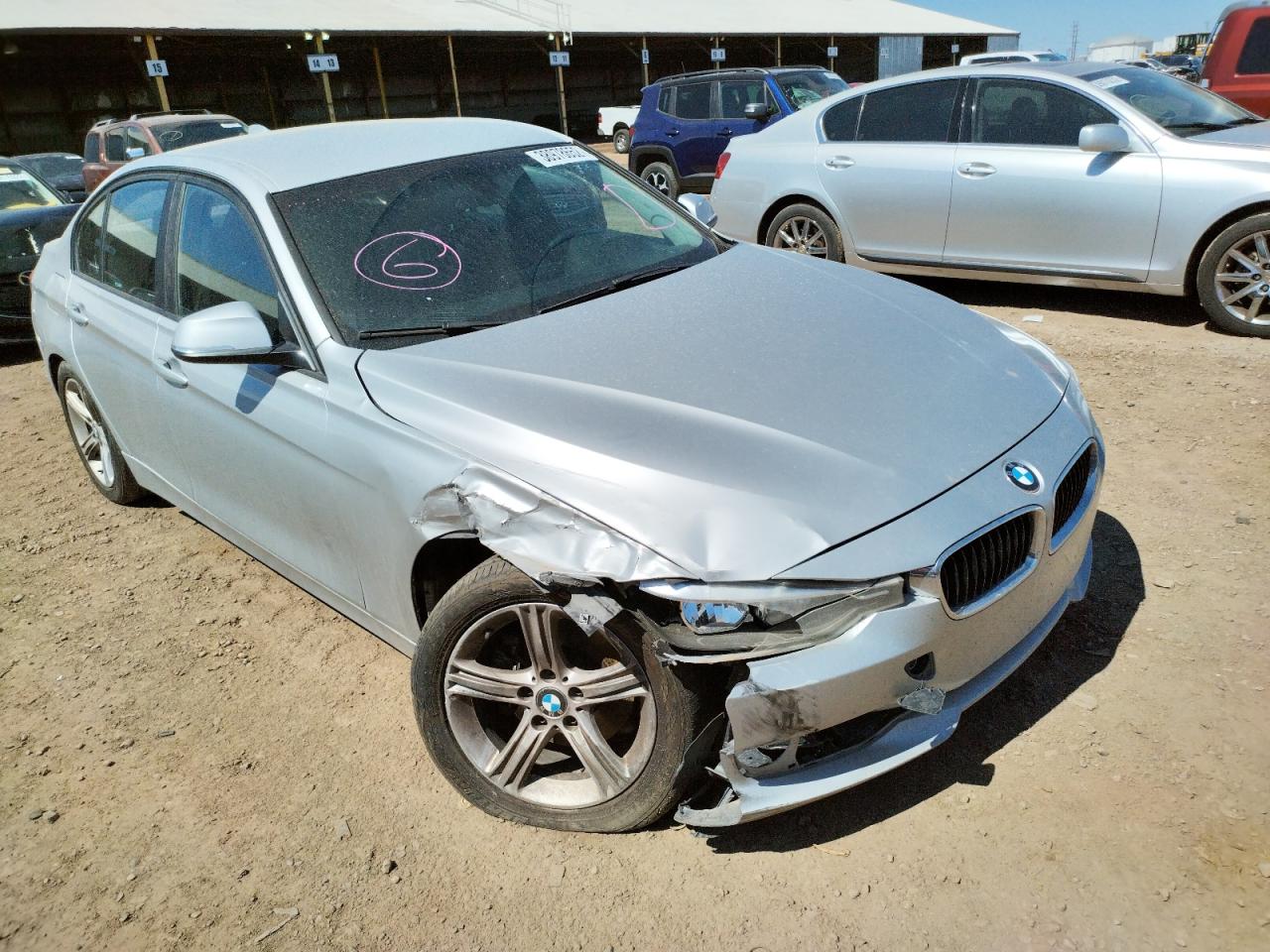 BMW 328 I 2013 with VIN WBA3A5C59DF603706 - Photo from auction