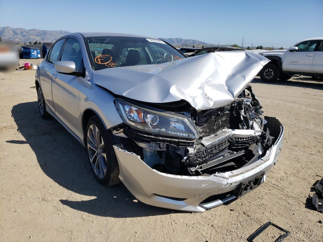 HONDA ACCORD SPO 2014 with VIN 1HGCR2F57EA089893 - Photo from auction