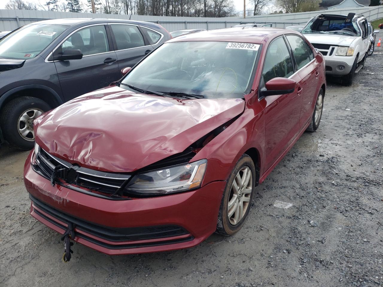 Photo 2 from auction – 2017 VOLKSWAGEN JETTA S with VIN 3VW2B7AJ4HM240158