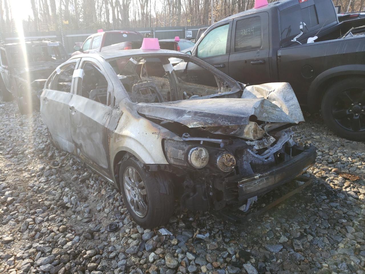 CHEVROLET SONIC LT 2014 with VIN 1G1JC5SH5E4178068 - Photo from auction