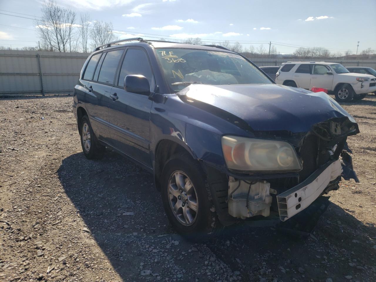 TOYOTA HIGHLANDER 2005 with VIN JTEGP21A950088319 - Photo from auction