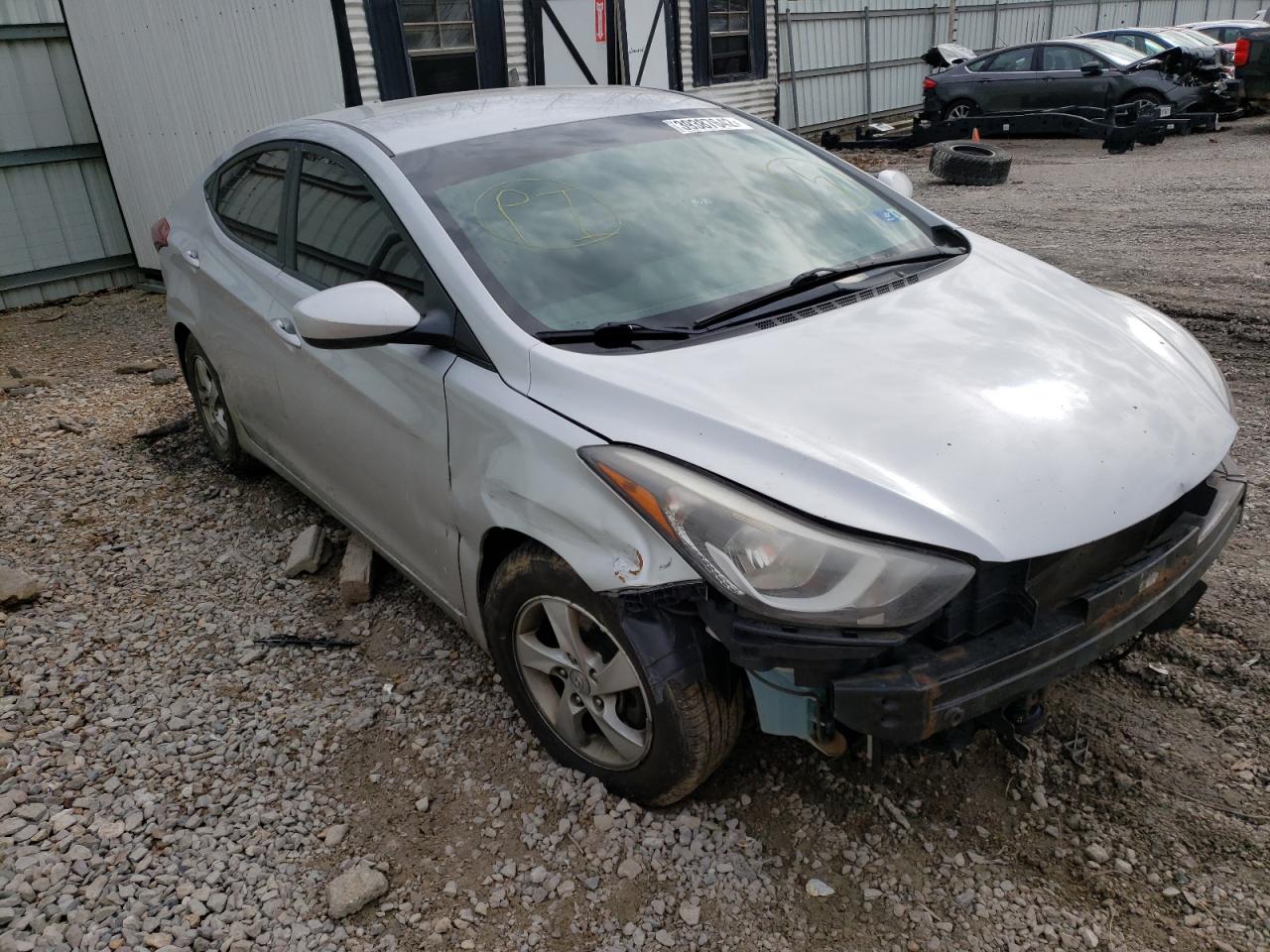 HYUNDAI ELANTRA SE 2014 with VIN KMHDH4AEXEU134358 - Photo from auction