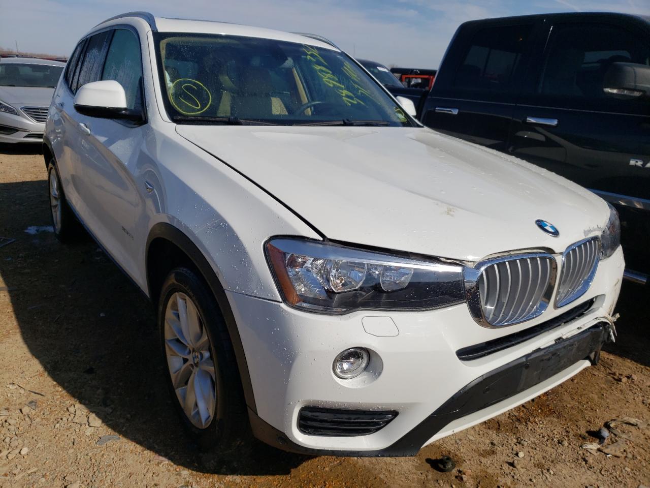 BMW X3 XDRIVE2 2015 with VIN 5UXWX9C53F0D48631 - Photo from auction