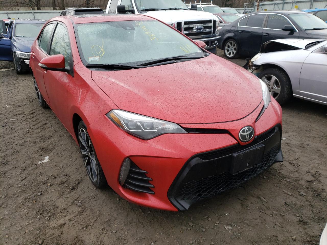 TOYOTA COROLLA L 2019 with VIN 2T1BURHEXKC227383 - Photo from auction