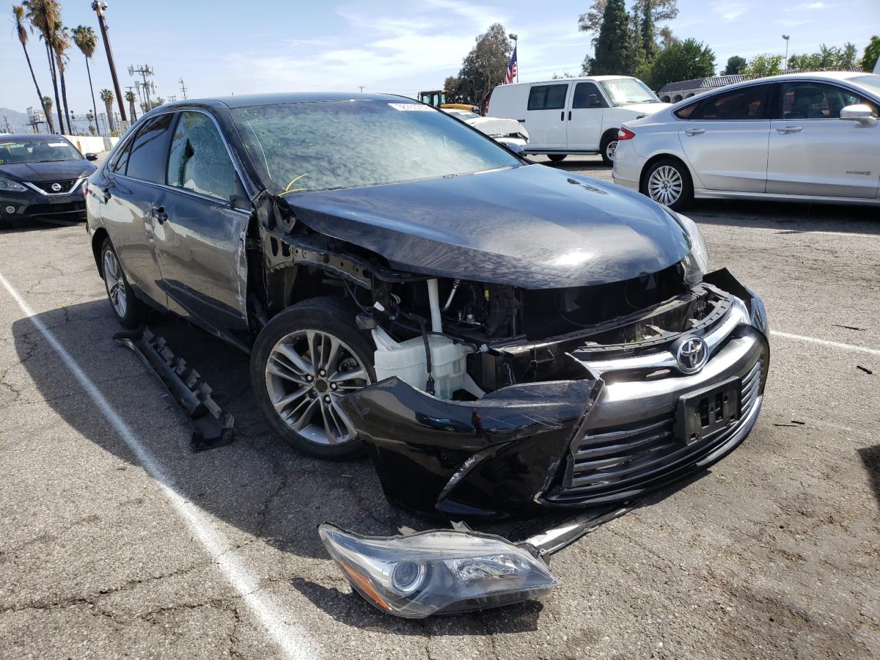 TOYOTA CAMRY LE 2017 with VIN 4T1BF1FK3HU763054 - Photo from auction