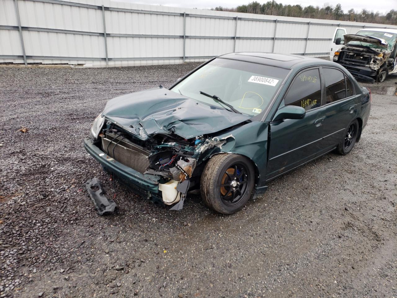 Photo 2 from auction – 2002 HONDA CIVIC with VIN 1HGES25792L035754