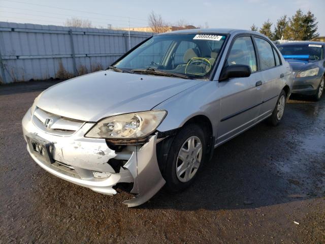 Photo 2 from auction – 2005 HONDA CIVIC DX V with VIN 2HGES16395H018024