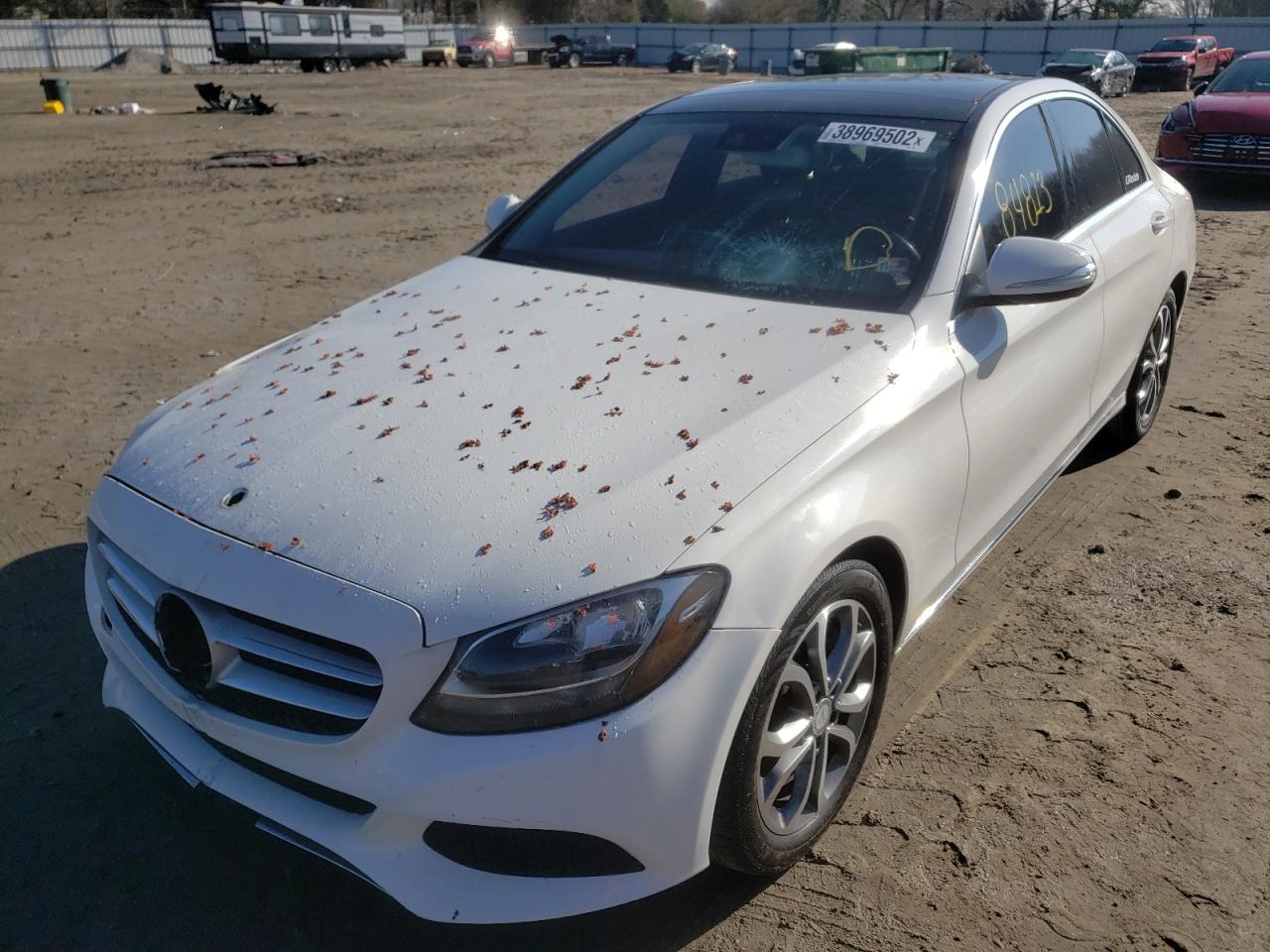 Photo 2 from auction – 2016 MERCEDES-BENZ C 300 with VIN WDDWF4JB2GR183879