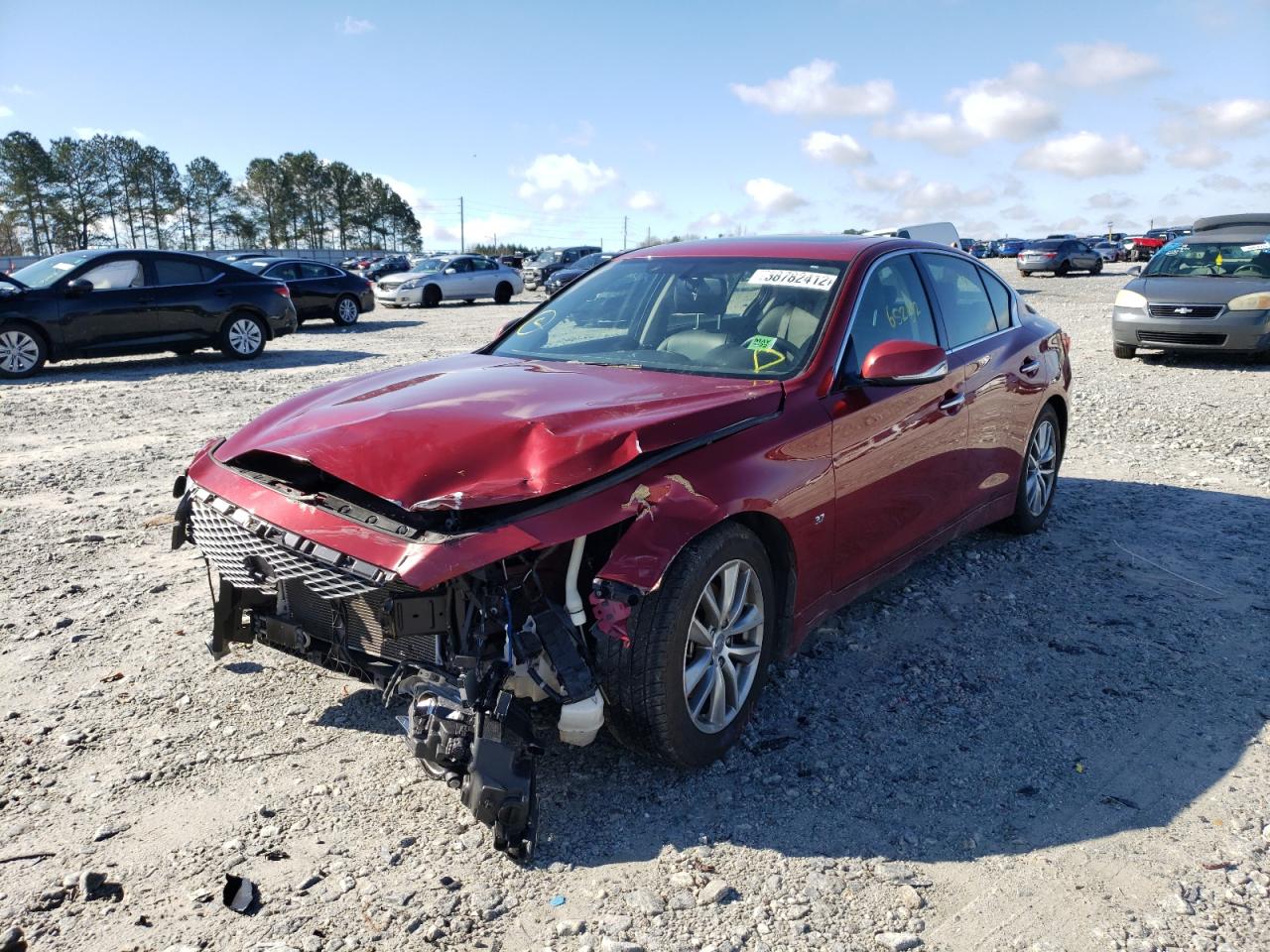 Photo 2 from auction – 2015 INFINITI Q50 BASE with VIN JN1BV7APXFM339996