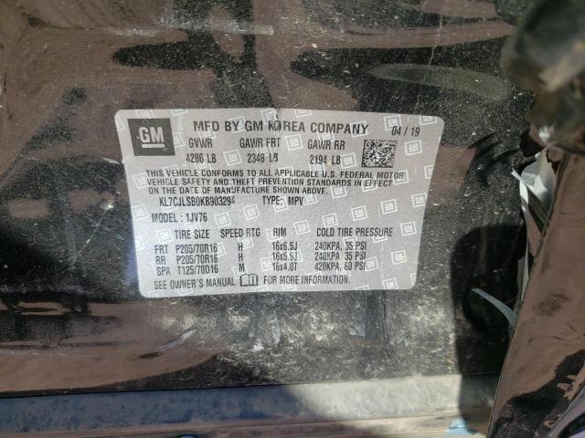 Photo 10 from auction – 2019 CHEVROLET TRAX 1LT with VIN KL7CJLSB0KB903294