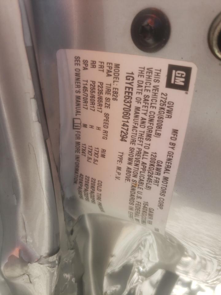 Photo 10 from auction – 2006 CADILLAC SRX with VIN 1GYEE637060147294