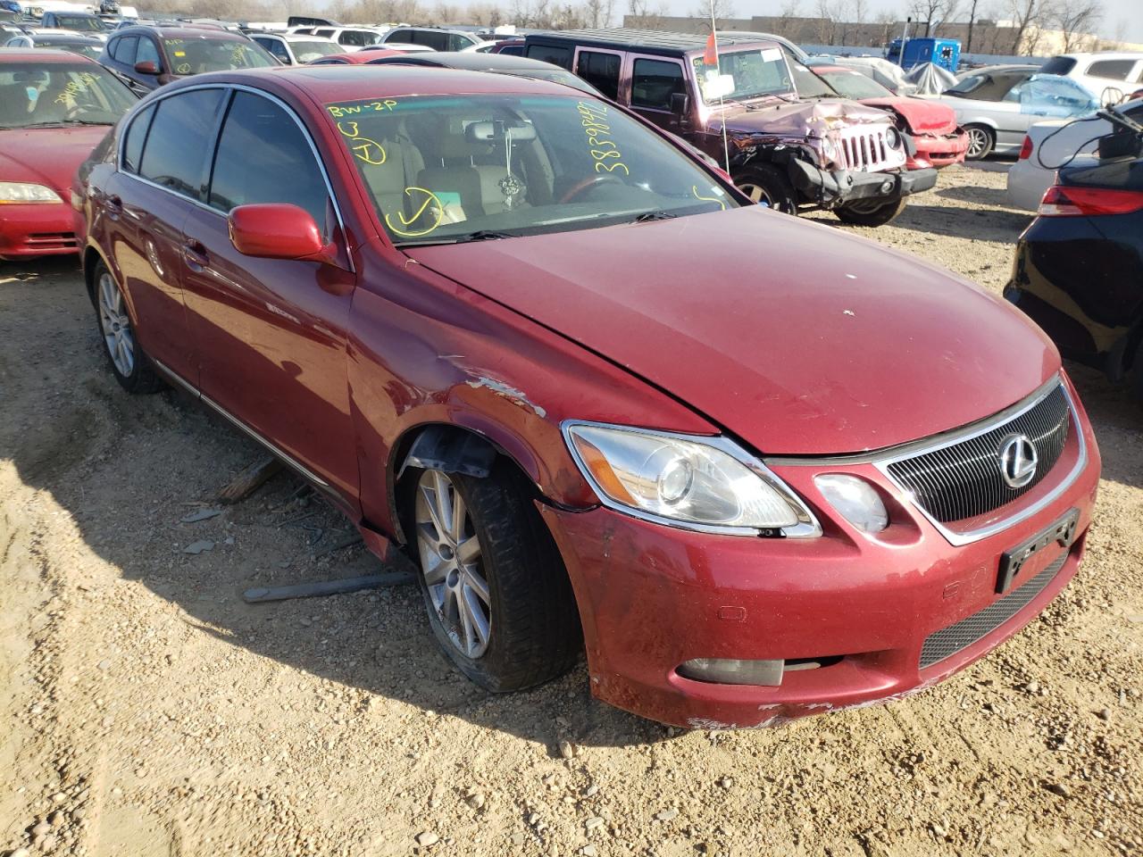 LEXUS GS 300 2006 with VIN JTHBH96S865012387 - Photo from auction