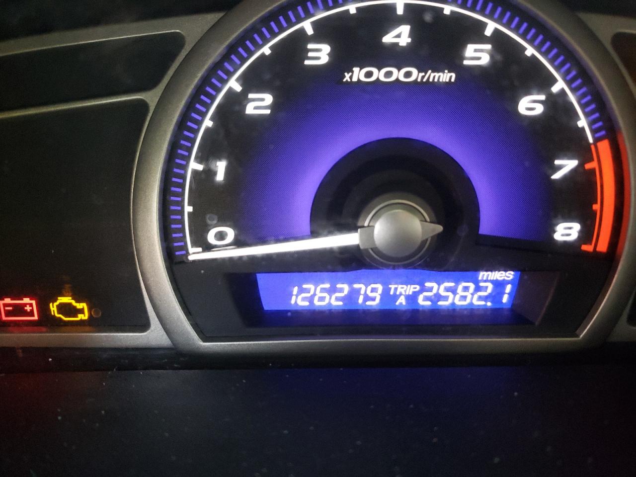 Photo 8 from auction – 2008 HONDA CIVIC LX with VIN 2HGFA15528H519707