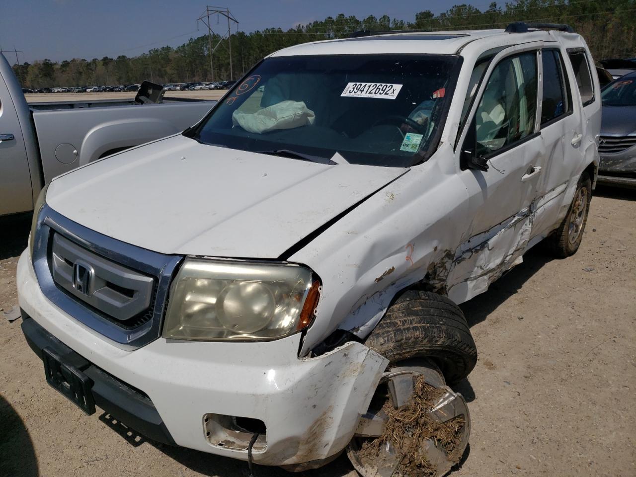 Photo 2 from auction – 2009 HONDA PILOT EXL with VIN 5FNYF38609B015575