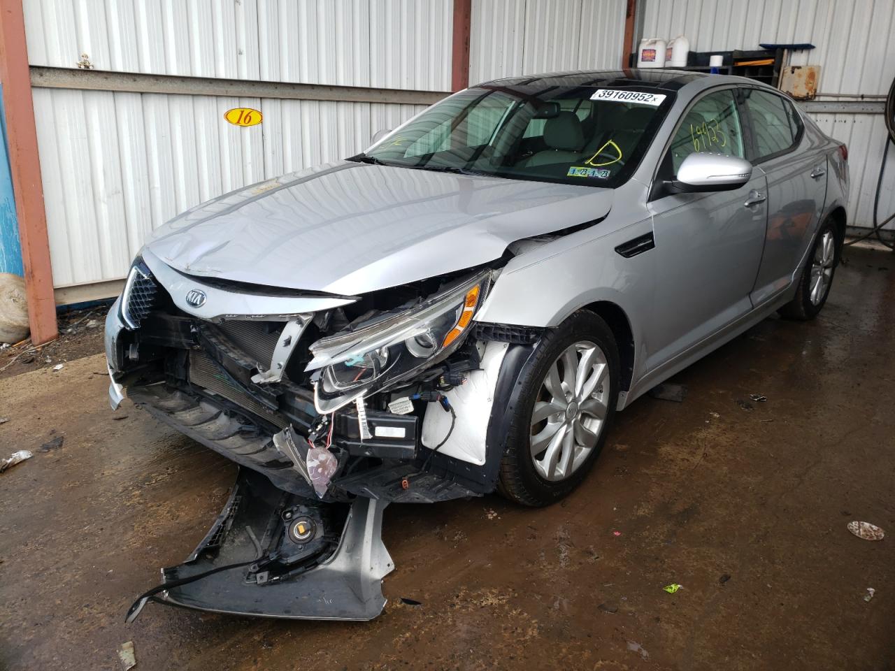 Photo 2 from auction – 2014 KIA OPTIMA EX with VIN 5XXGN4A77EG275907