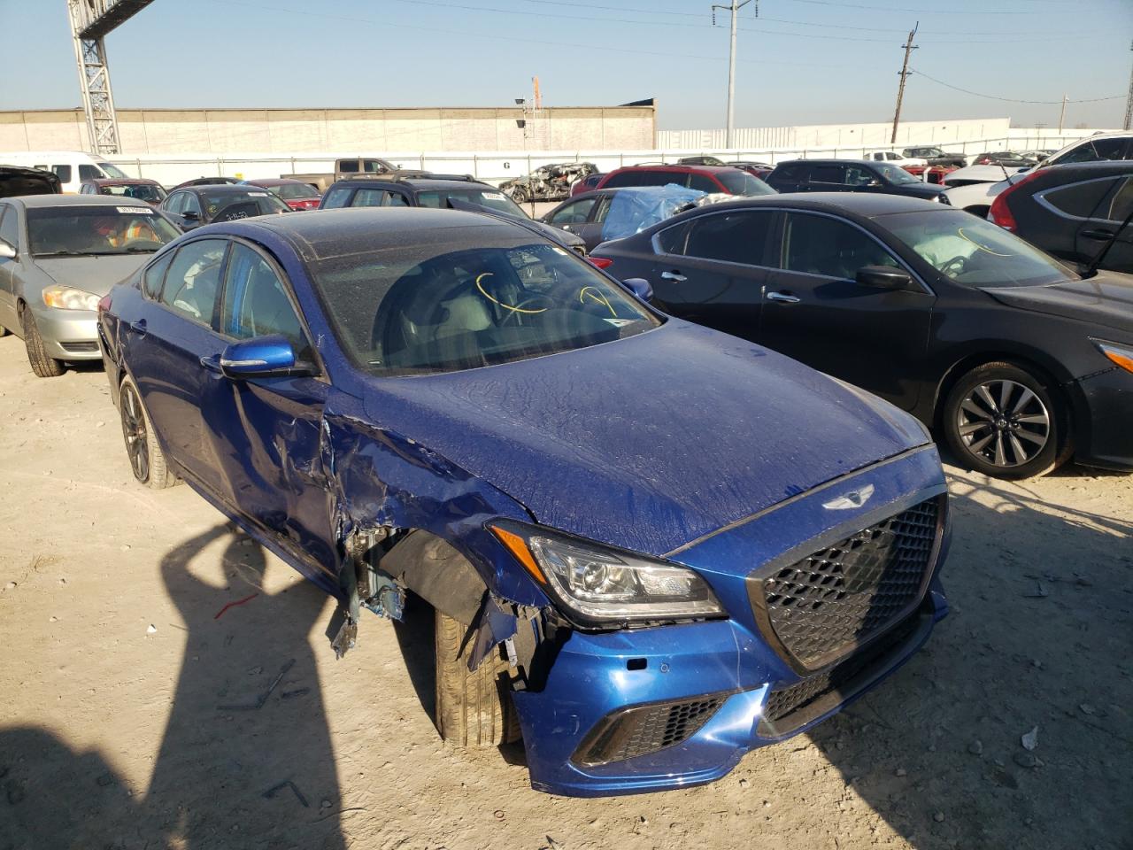 GENESIS G80 BASE 2020 with VIN KMTFN4JE3LU329478 - Photo from auction