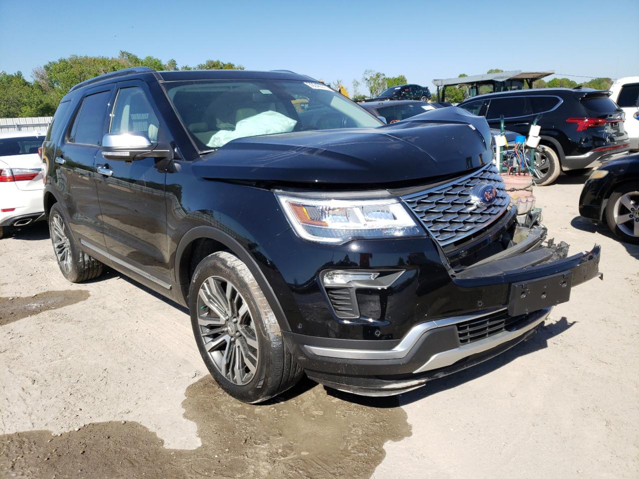FORD EXPLORER P 2018 with VIN 1FM5K8HT1JGC07286 - Photo from auction