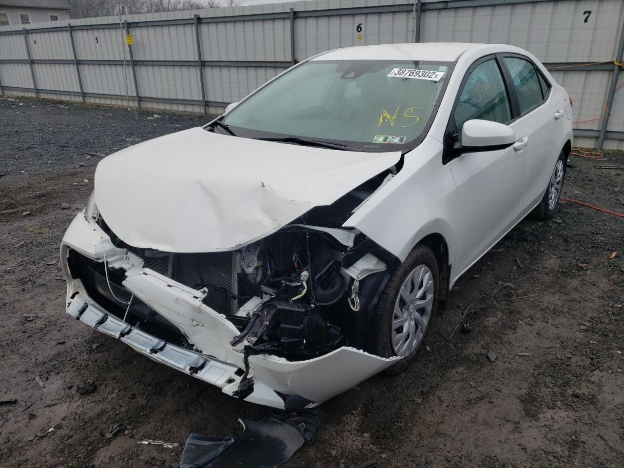Photo 2 from auction – 2019 TOYOTA COROLLA L with VIN 5YFBURHE6KP923027