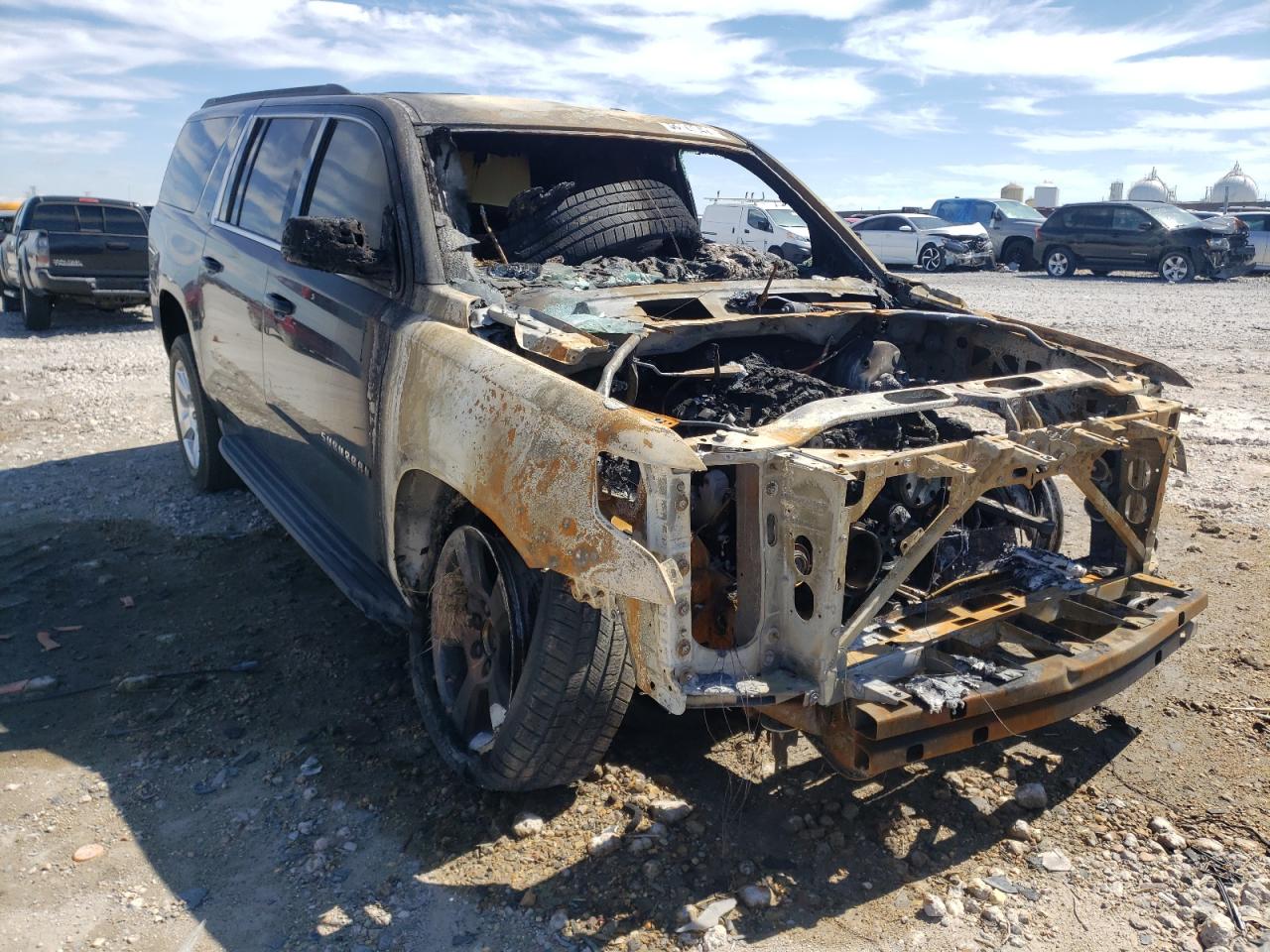 CHEVROLET SUBURBAN C 2015 with VIN 1GNSCJKC6FR522429 - Photo from auction
