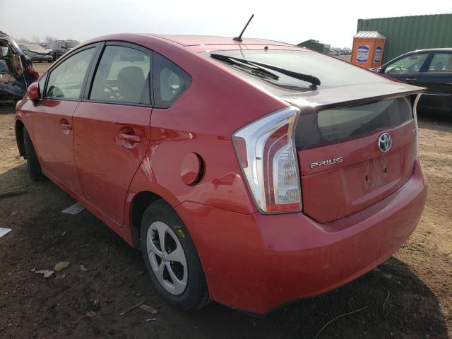 Photo 3 from auction – 2013 TOYOTA PRIUS with VIN JTDKN3DUXD0353022