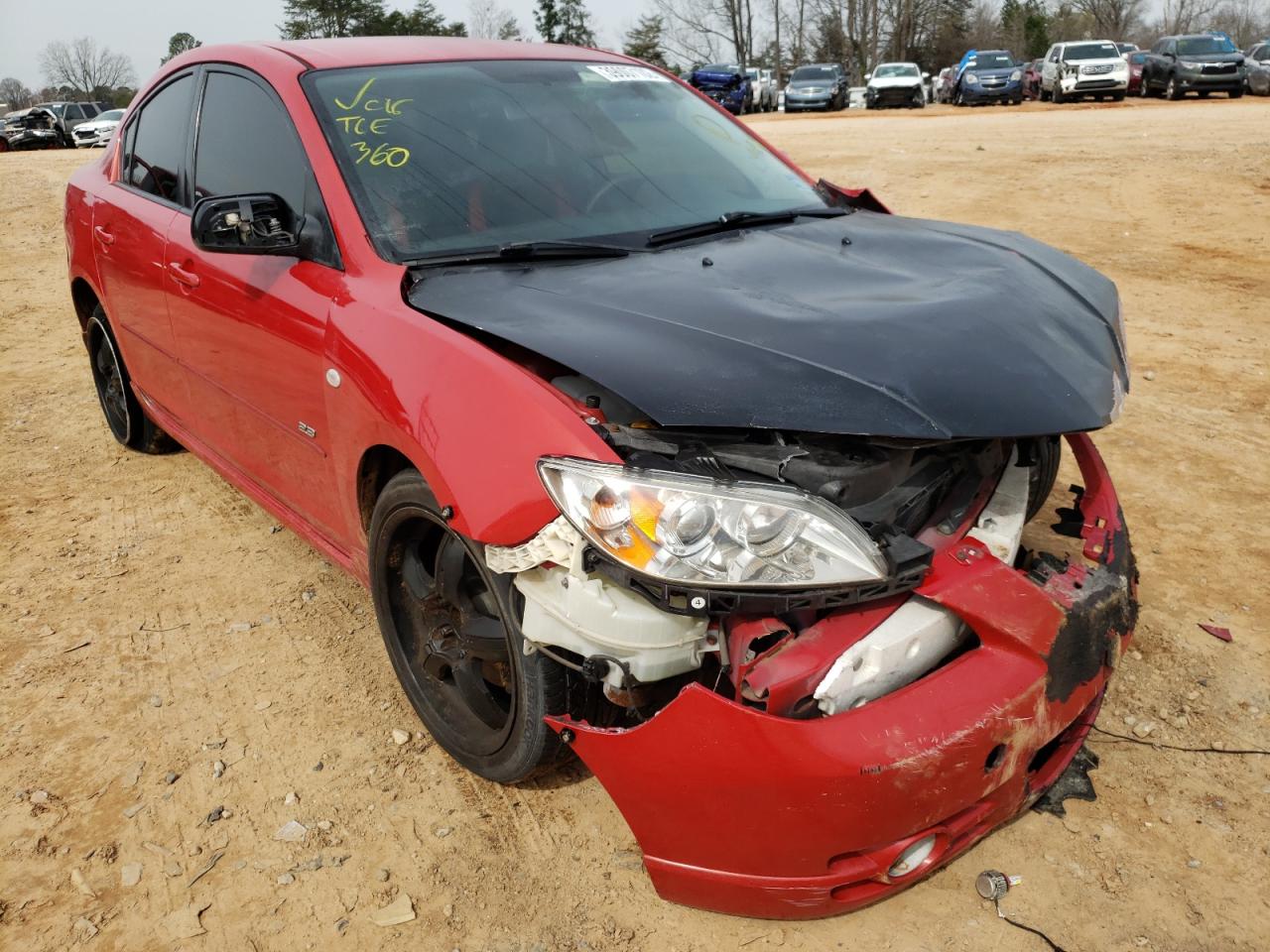 MAZDA 3 S 2005 with VIN JM1BK323051277762 - Photo from auction