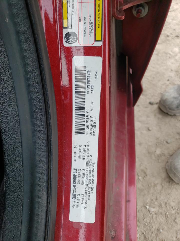 Zdjęcie 10 z aukcji – 2011 CHRYSLER 200 TOURIN z VIN 1C3BC1FB3BN594091