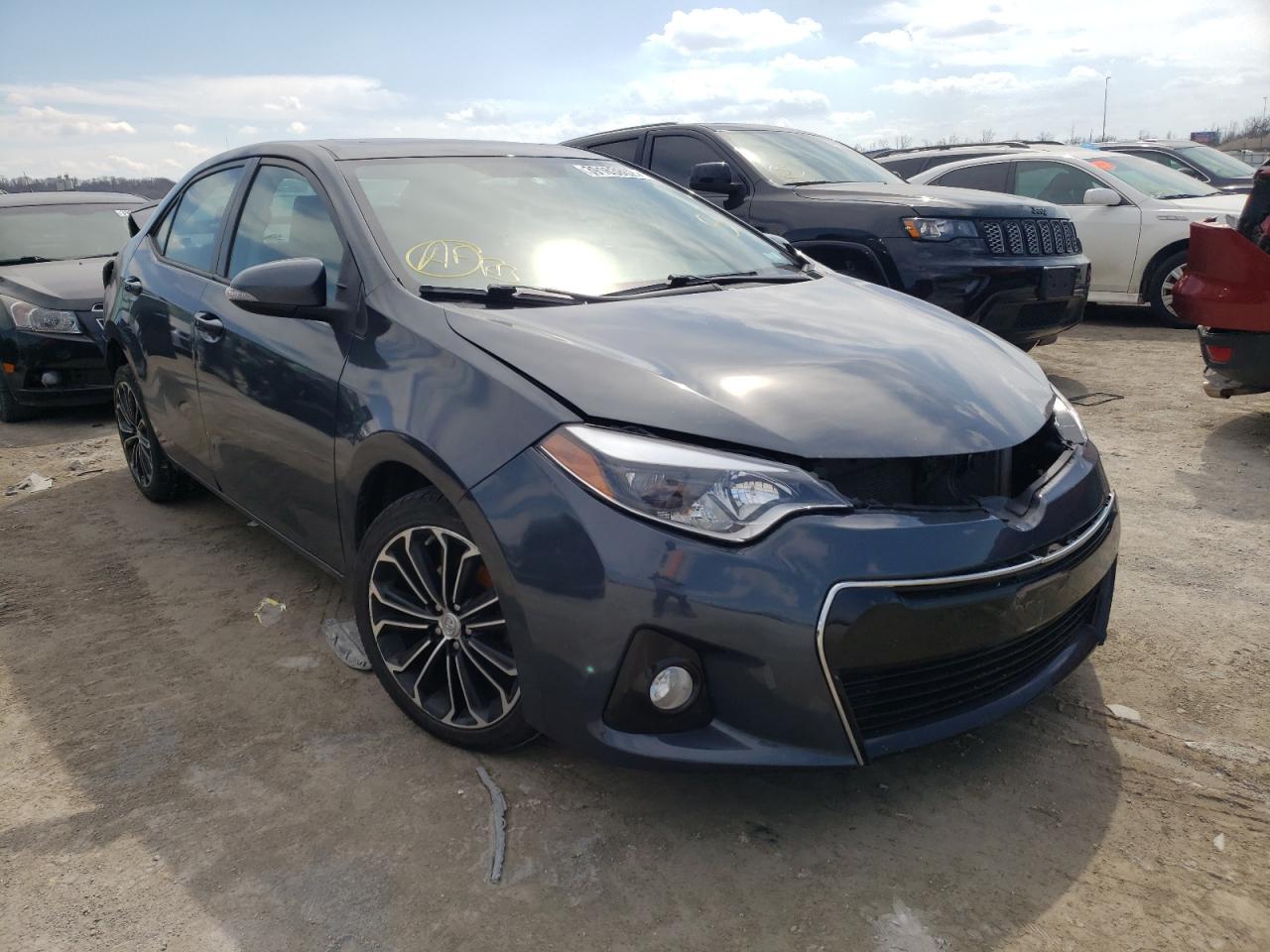TOYOTA COROLLA L 2014 with VIN 5YFBURHE3EP033668 - Photo from auction