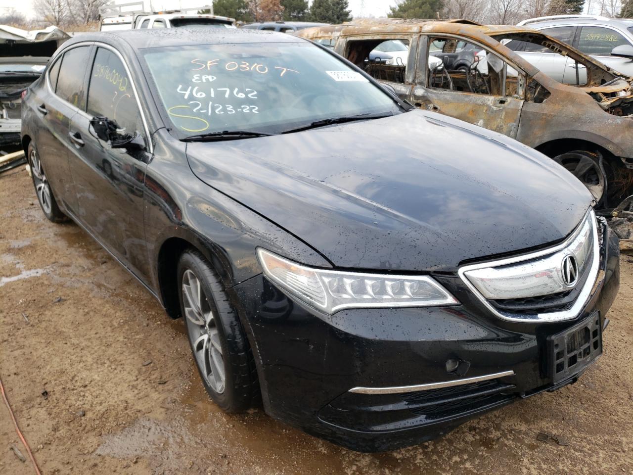 ACURA TLX TECH 2015 with VIN 19UUB2F50FA000661 - Photo from auction