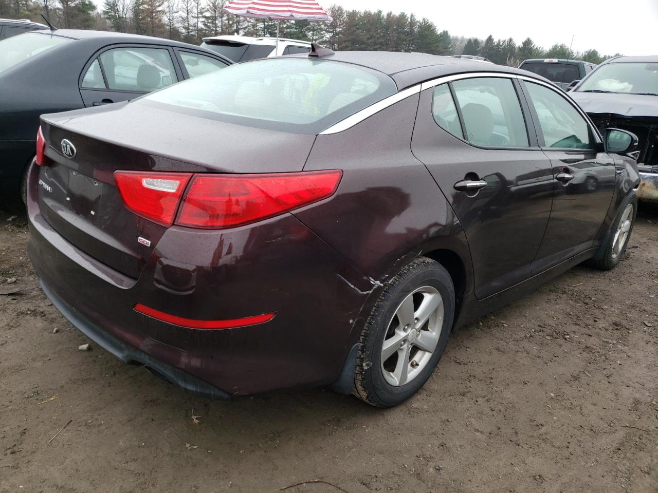 Photo 4 from auction – 2015 KIA OPTIMA LX with VIN 5XXGM4A70FG364562