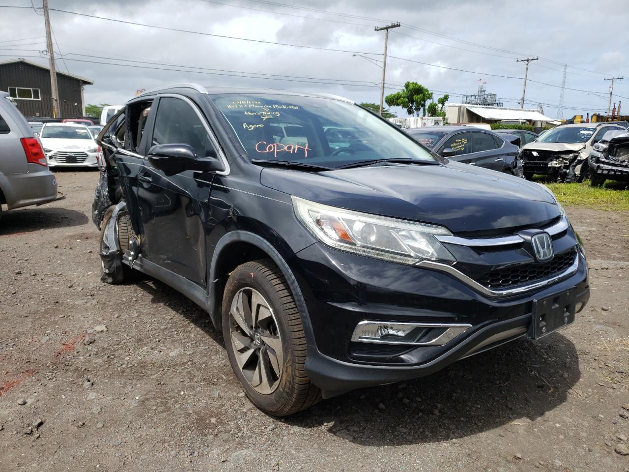 HONDA CR-V TOURI 2015 with VIN 5J6RM3H99FL021429 - Photo from auction
