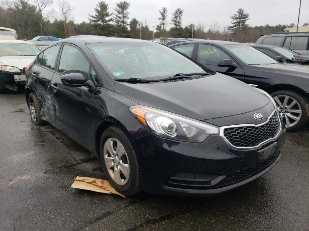 KIA FORTE LX 2014 with VIN KNAFK4A6XE5234815 - Photo from auction