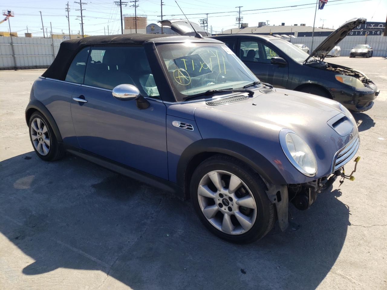 MINI COOPER S 2005 with VIN WMWRH33525TK55535 - Photo from auction