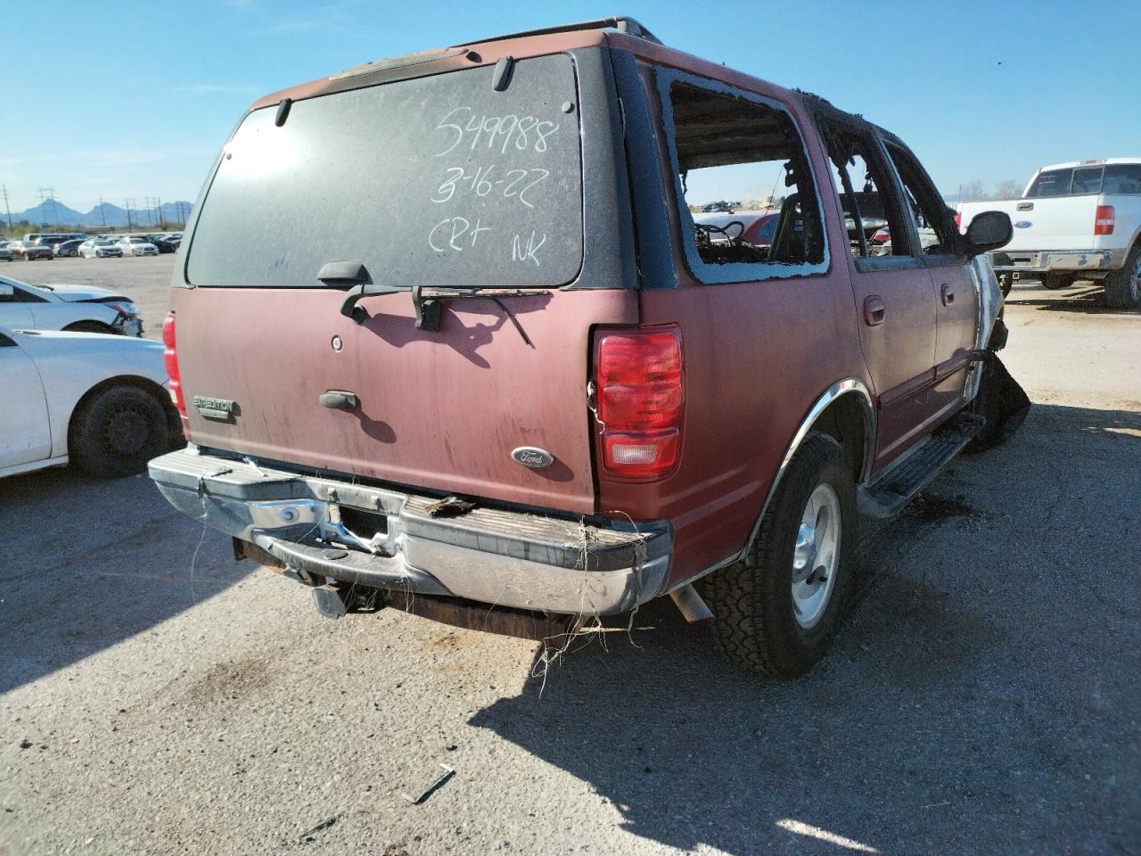 Photo 4 from auction – 1999 FORD EXPEDITION with VIN 1FMPU18L0XLA03637