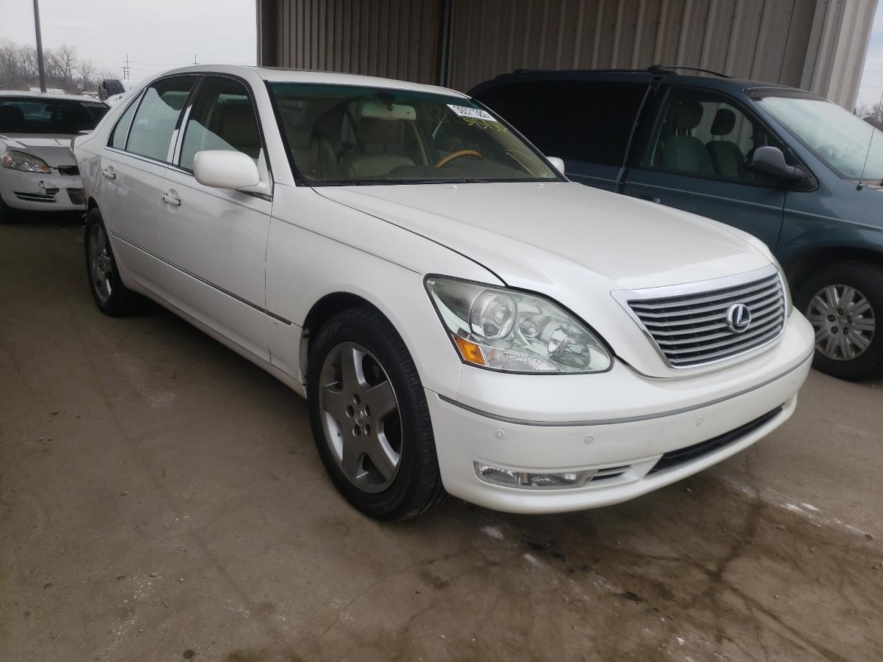 LEXUS LS 430 2005 with VIN JTHBN36F155012643 - Photo from auction