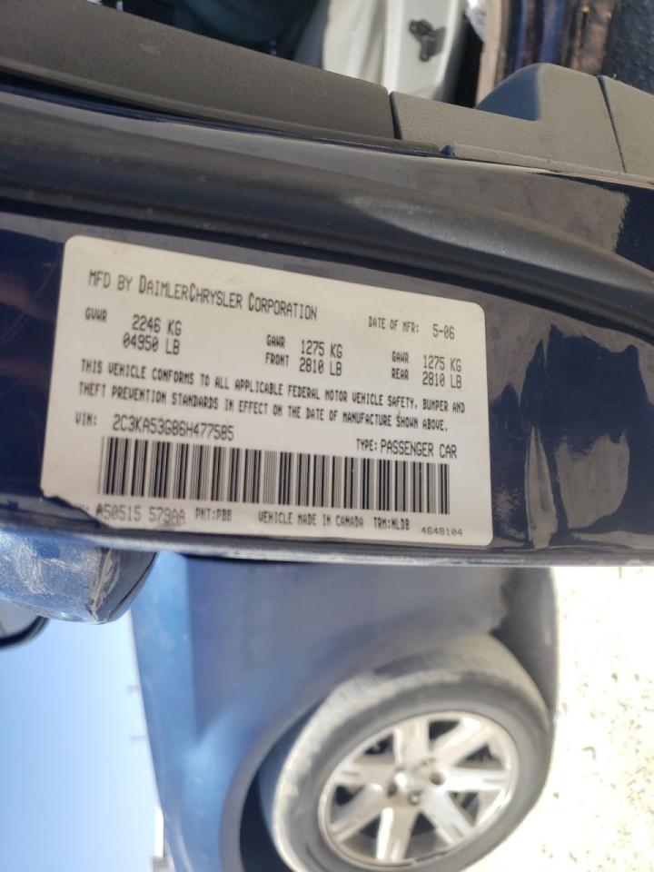 Photo 10 from auction – 2006 CHRYSLER 300 TOURIN with VIN 2C3KA53G86H477585